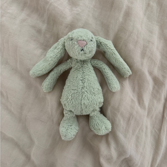 Jellycat Other - Jellycat Small Bashful Kiwi Bunny 8" Plush Retired Rare HTF